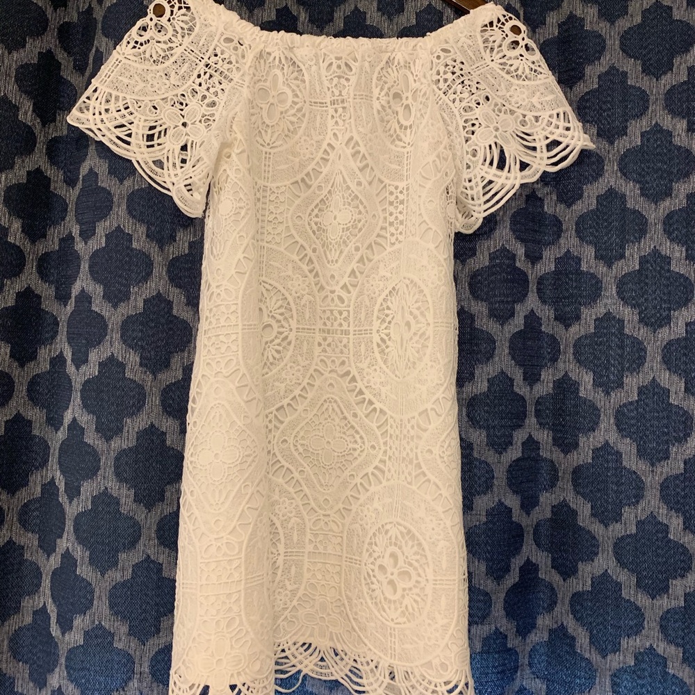 ASOS off the shoulder dress